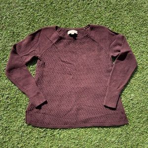 Ann Taylor LOFT woven sweater